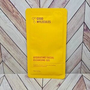 🌈4/$20 NEW Good Molecules Hydrating Facial Cleansing Gel Sample Packette 8mL